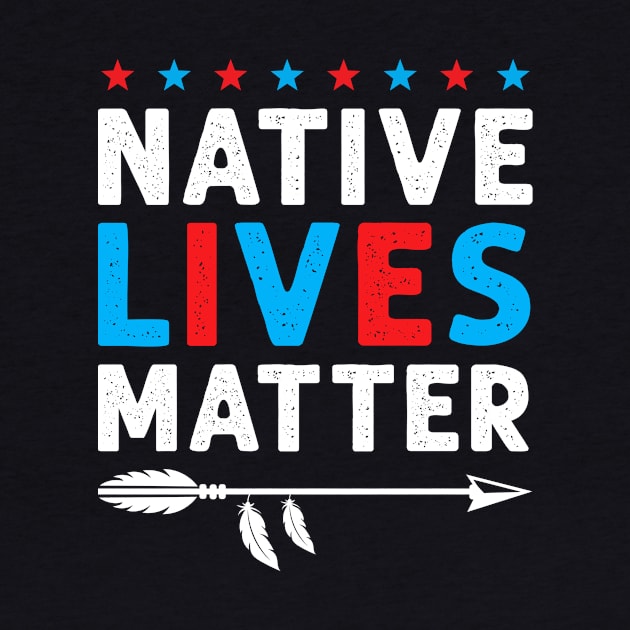 Native Lives Matter - Indigenous People Day by Albatross